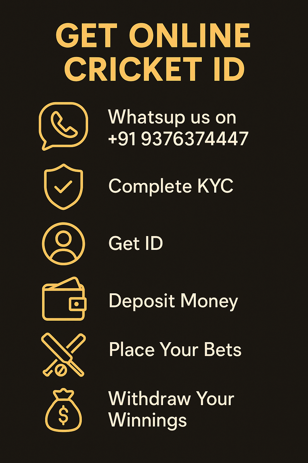Get Online Cricket ID Get Online Cricket ID
