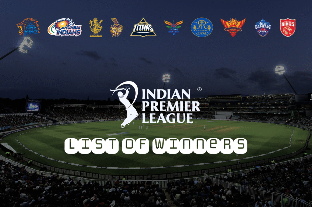 IPL Winners List
