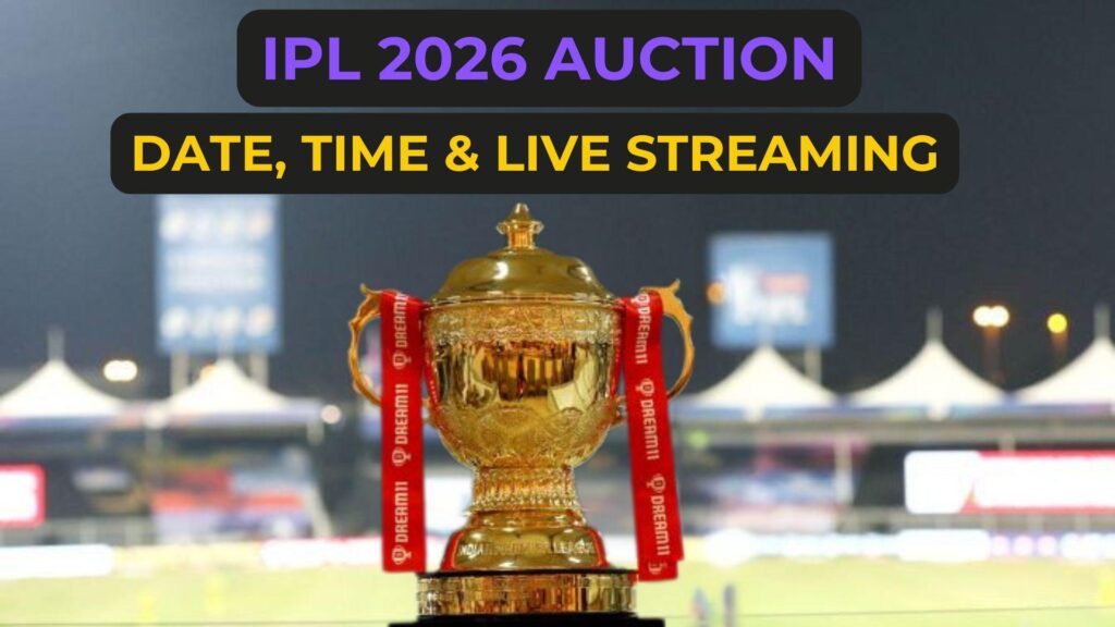 ipl 2026 auction date