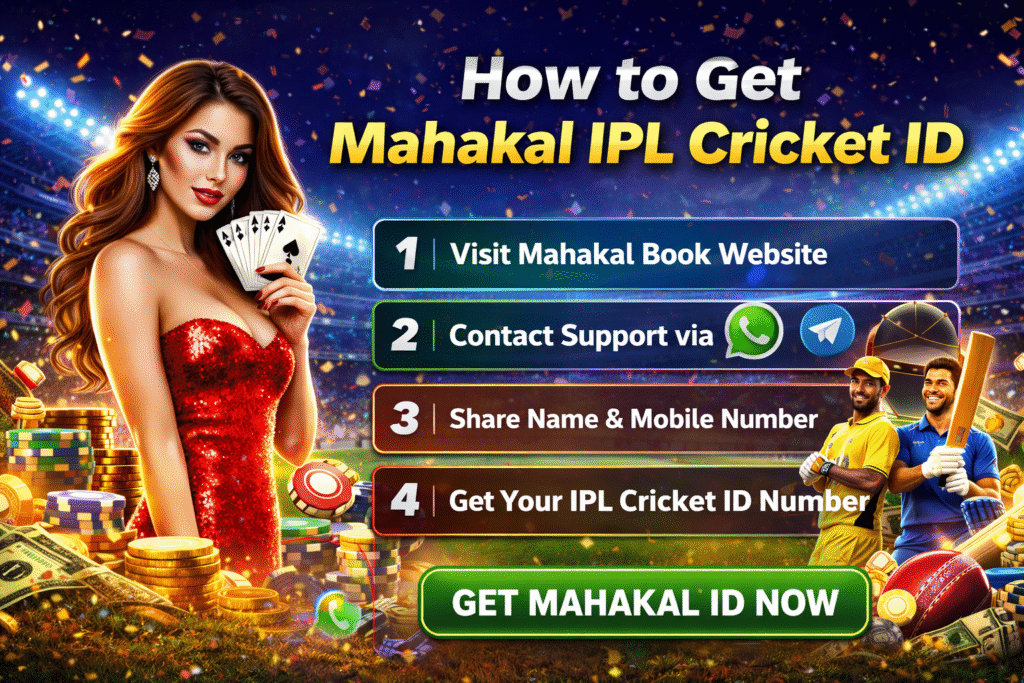 how to get mahakal ipl crikcet id